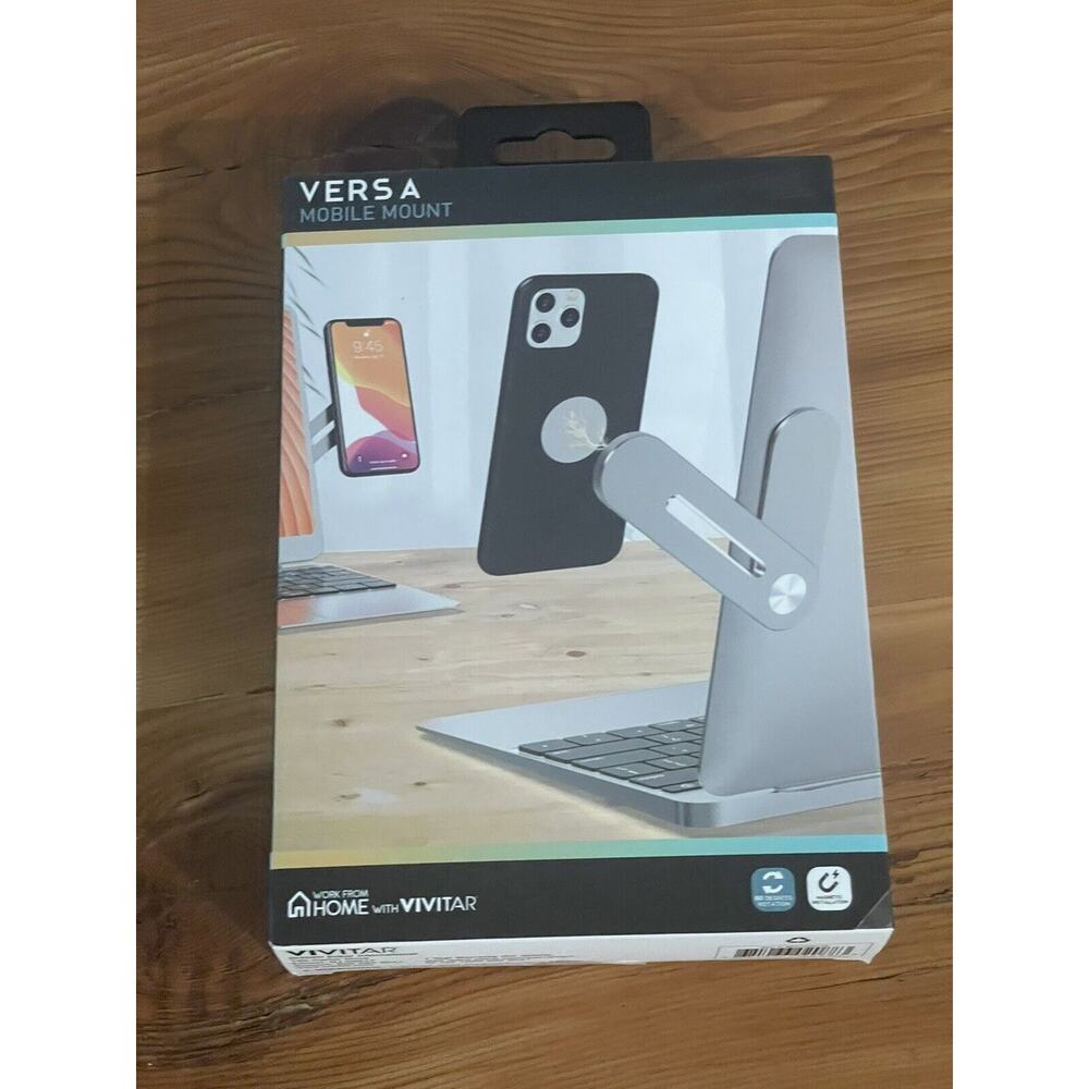 Versa Mobile Mount-Low Profile Magnetic Laptop Mount Adjustable Universal Silver